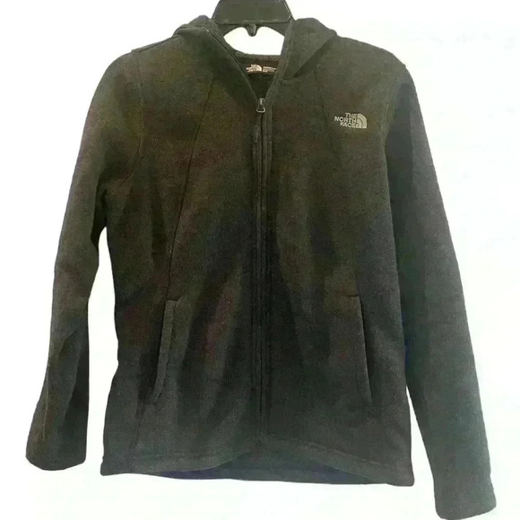 The North Face Women’s jacket. Size Small Color Black with Hood - Picture 1 of 16